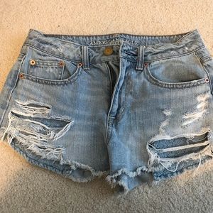 High rise shorts